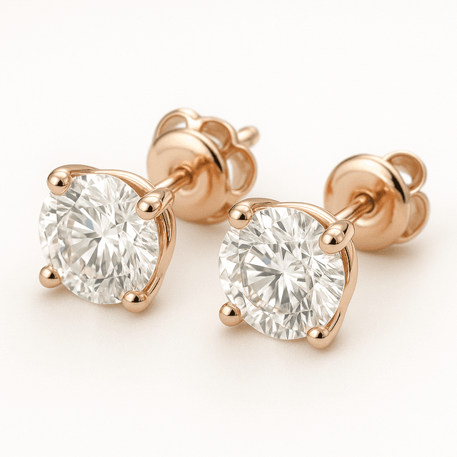 Diamond Stud Earrings